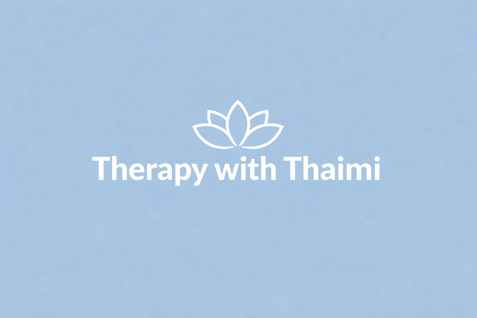 Therapy with Thaimi